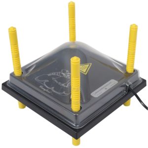 Couvercle de protection pour panneaux chauffants 25x25cm