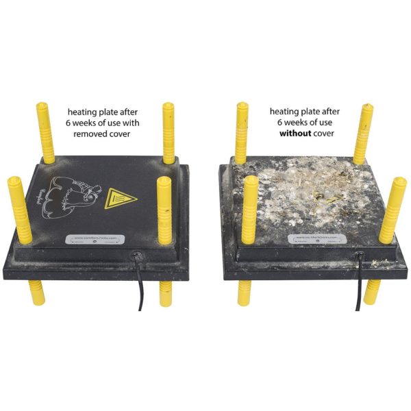 SET : Wärmeplatte für Küken + Schutzabdeckung - 40x40cm – Bild 5