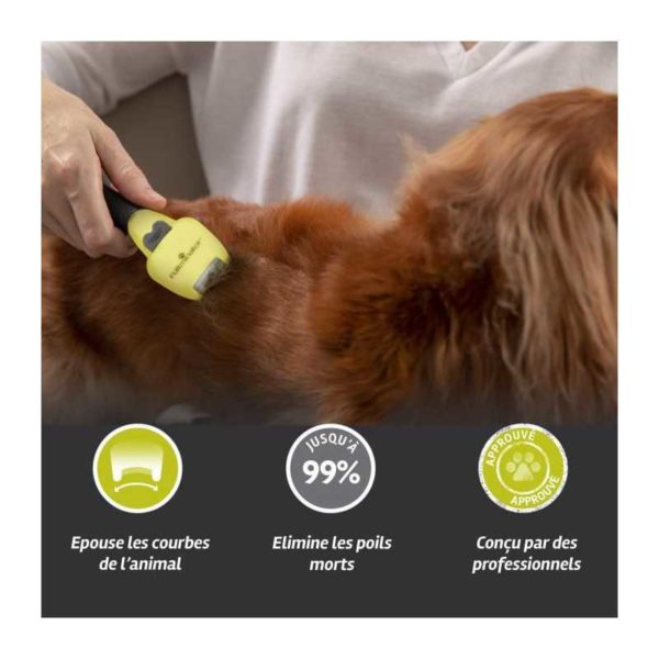 FURminator® - Outil anti-mue pour très petit chien à poils longs – Image 4