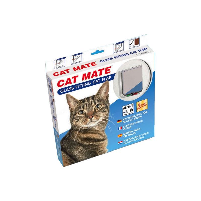 Cat Mate - Chatière pour vitre (Ref: 210) - Swiss Pet Supplies