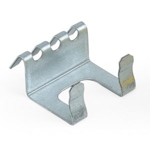 Support métal, pour abreuvoir à coupelle basculante jaune de 50ml