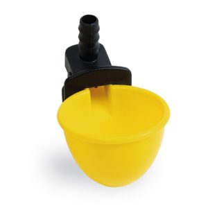 Système d'abreuvoir automatique - Coupelle basculante jaune, 50ml