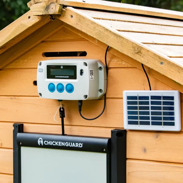 ChickenGuard PRO SOLAR Combi - Automatischer Türoffner + Tür – Bild 2