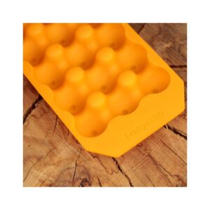 Support à oeufs de caille en silicone - Orange