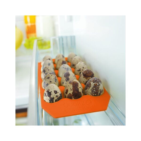 Support à oeufs de caille en silicone - Orange – Image 5