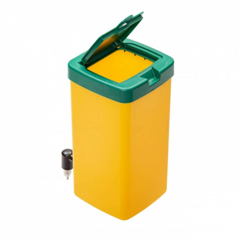 Abreuvoir à pipette pour lapins, avec couvercle articulé, 1l – Image 2